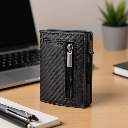 SecureNest™ - Portefeuille RFID en cuir - Ultra Slim