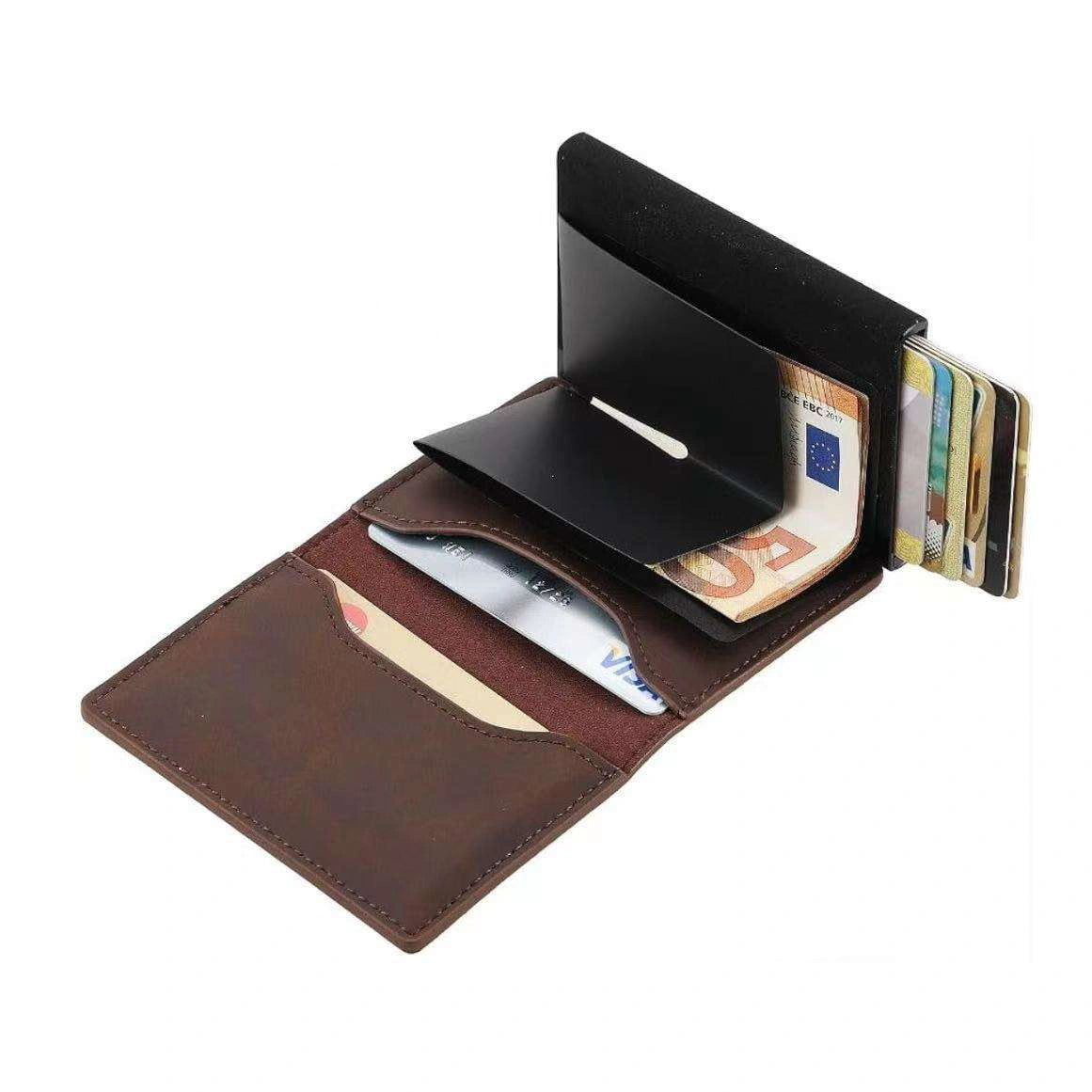 SecureNest™ - Portefeuille RFID en cuir - Ultra Slim