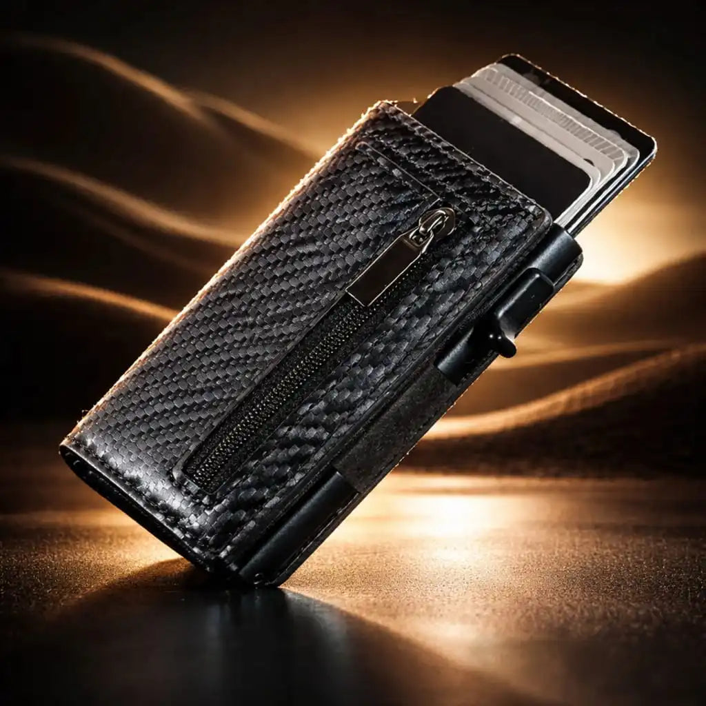 SecureNest™ - Portefeuille RFID en cuir - Ultra Slim