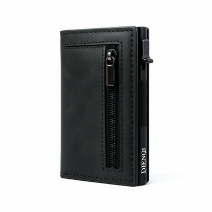 Portefeuille RFID en cuir - Premium