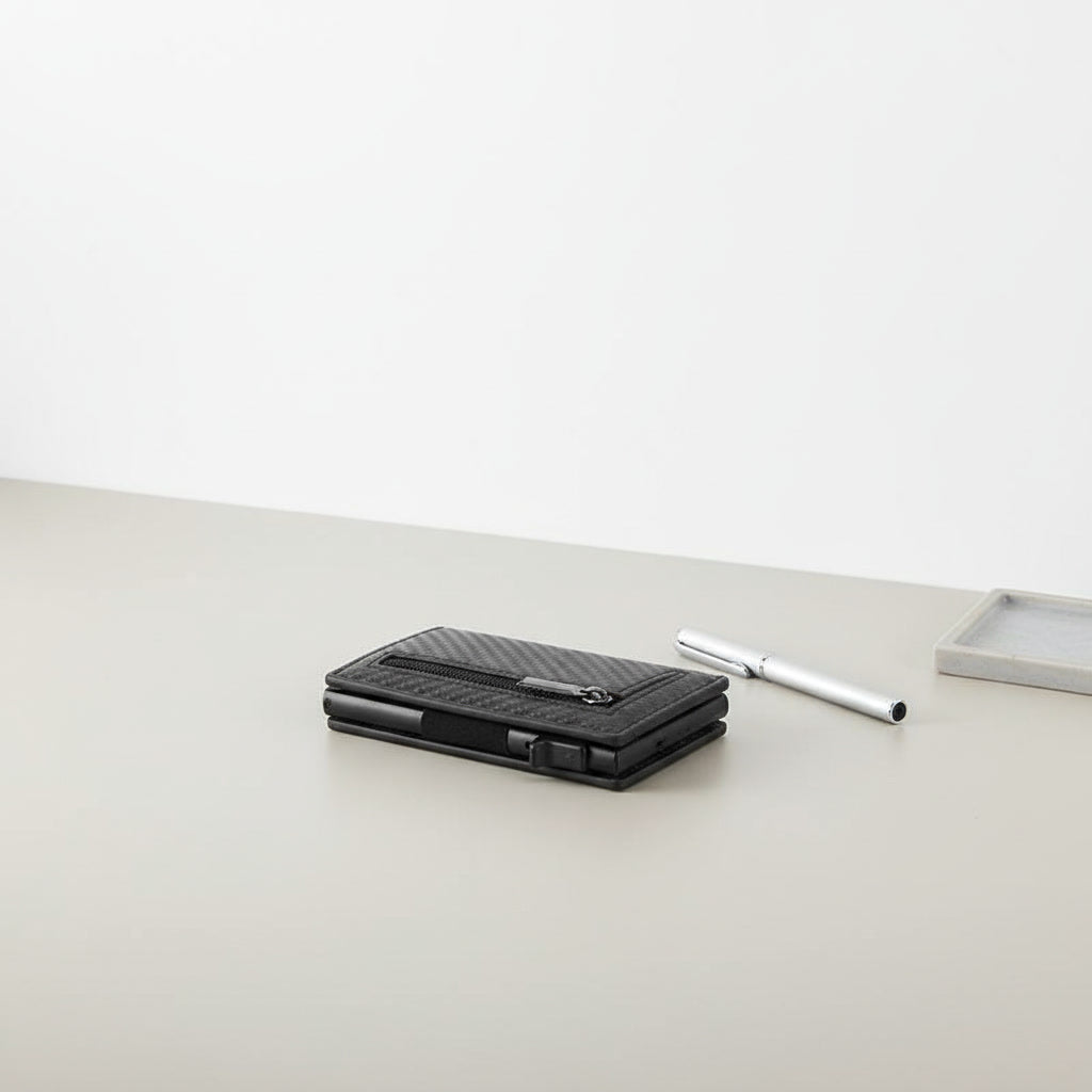 SecureNest™ - Portefeuille RFID en cuir - Ultra Slim